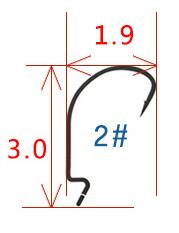 Crank High Carbon Steel Fishhook