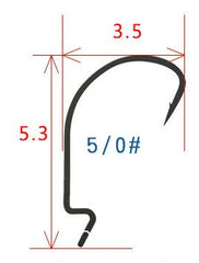 Crank High Carbon Steel Fishhook