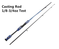 Fiber Camouflage Spinning Fishing Rod