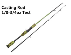 Fiber Camouflage Spinning Fishing Rod