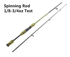 Fiber Camouflage Spinning Fishing Rod