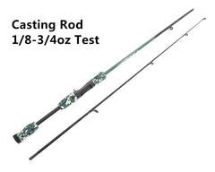 Fiber Camouflage Spinning Fishing Rod