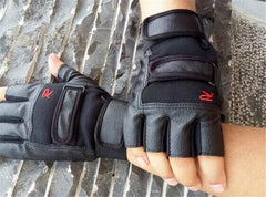 Half Finger Leather Gloves