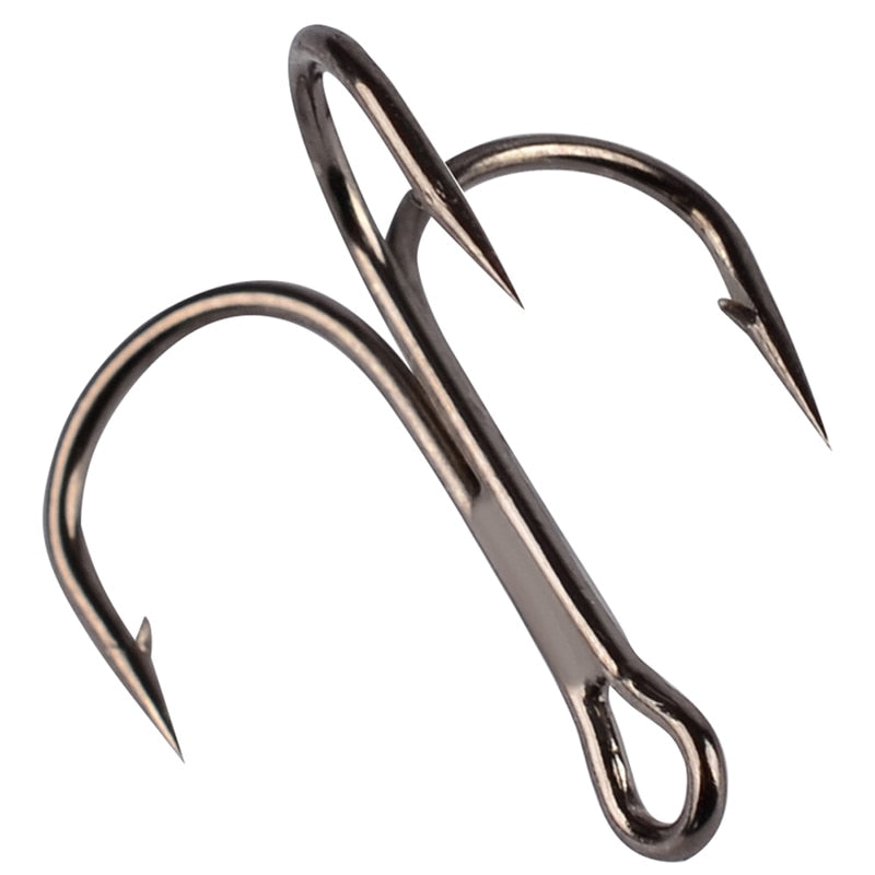 Round Bent Treble Fishing Hook