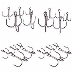 Round Bent Treble Fishing Hook
