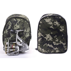 Camouflage Fishing Reel Mini Bag