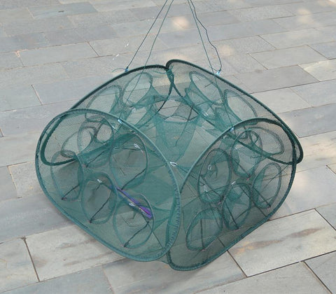 Mesh Fishing Net Folded Crab Trap