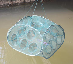 Mesh Fishing Net Folded Crab Trap