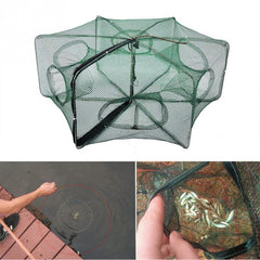 Fordable Crab Fishing Net Trap